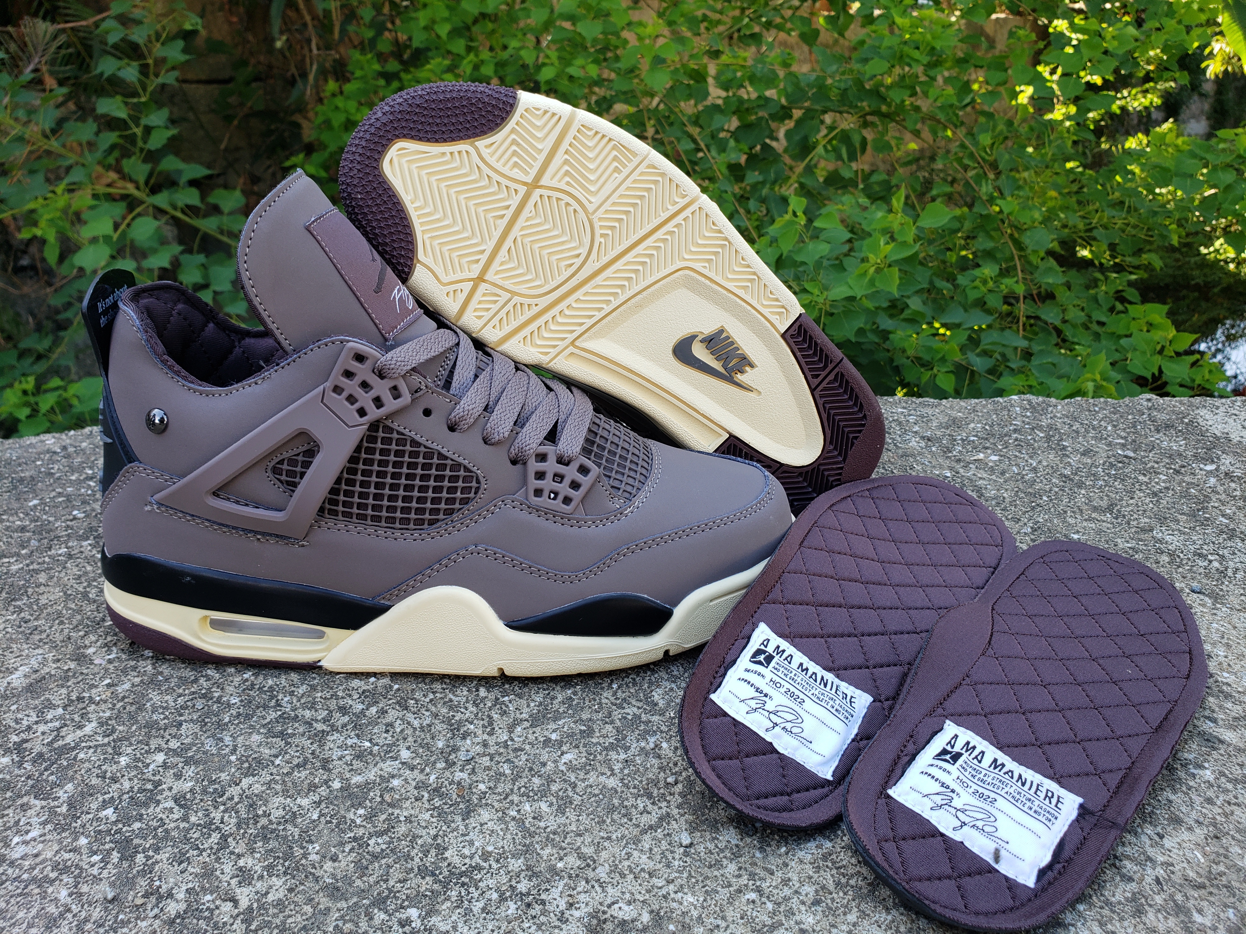 A Ma Mani re x Air Jordan 4 Violet Ore Unisex