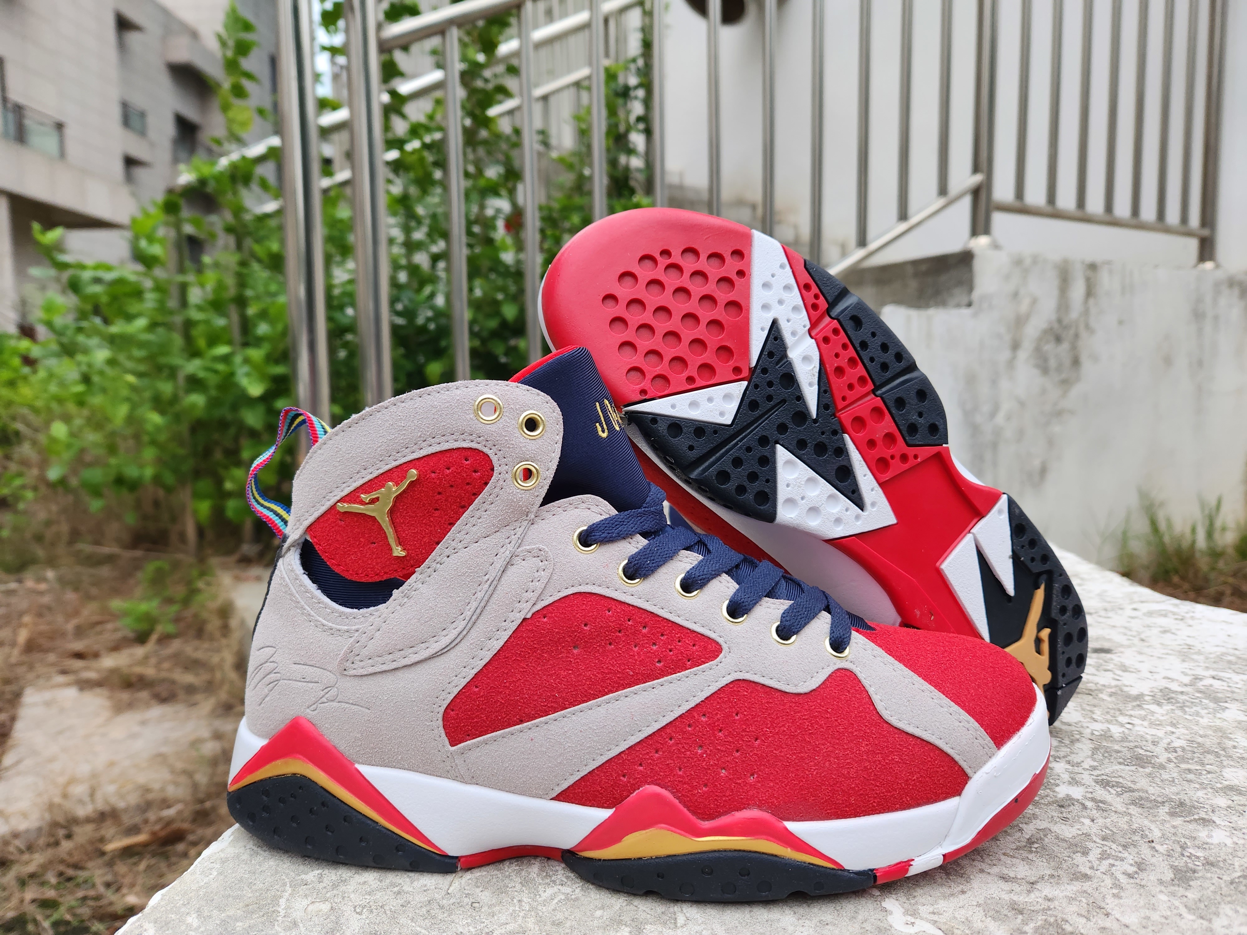 Trophy Room x Air Jordan 7 NewCollab true red