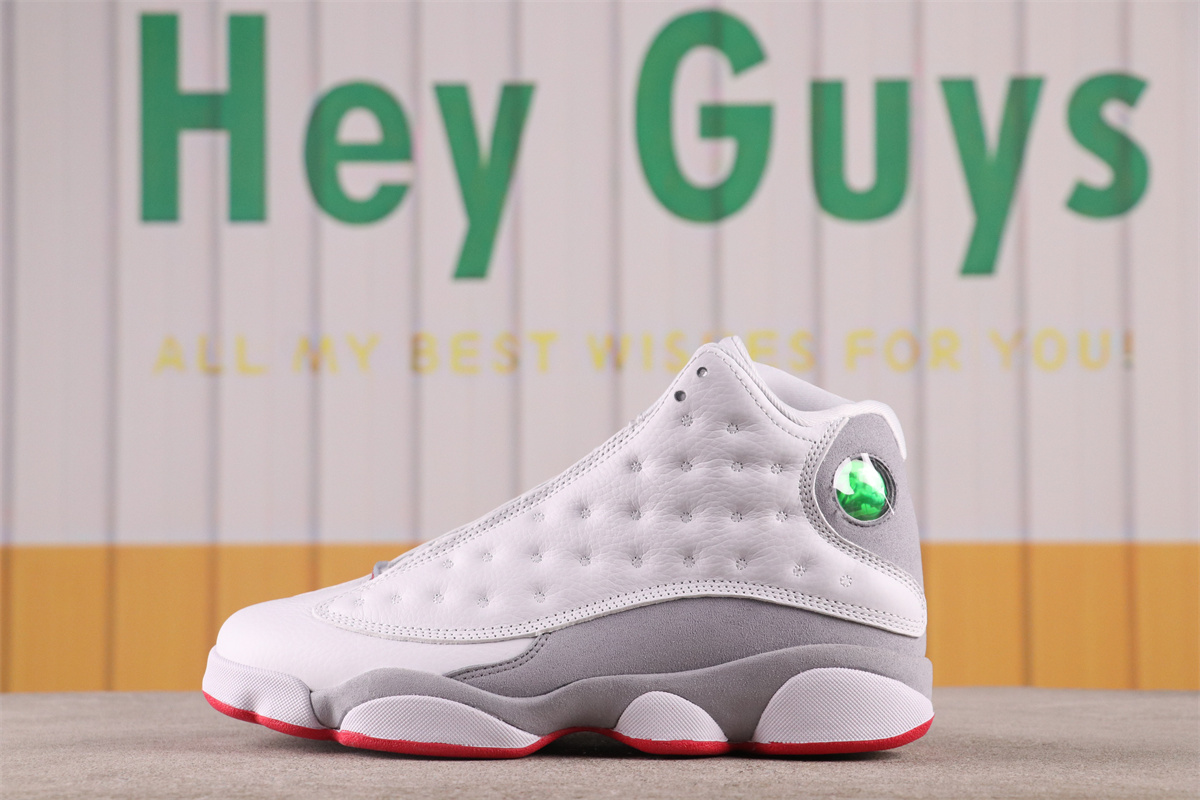 Air Jordan 13 Wolf Grey Style No. 414571 160 AJ13High-Top