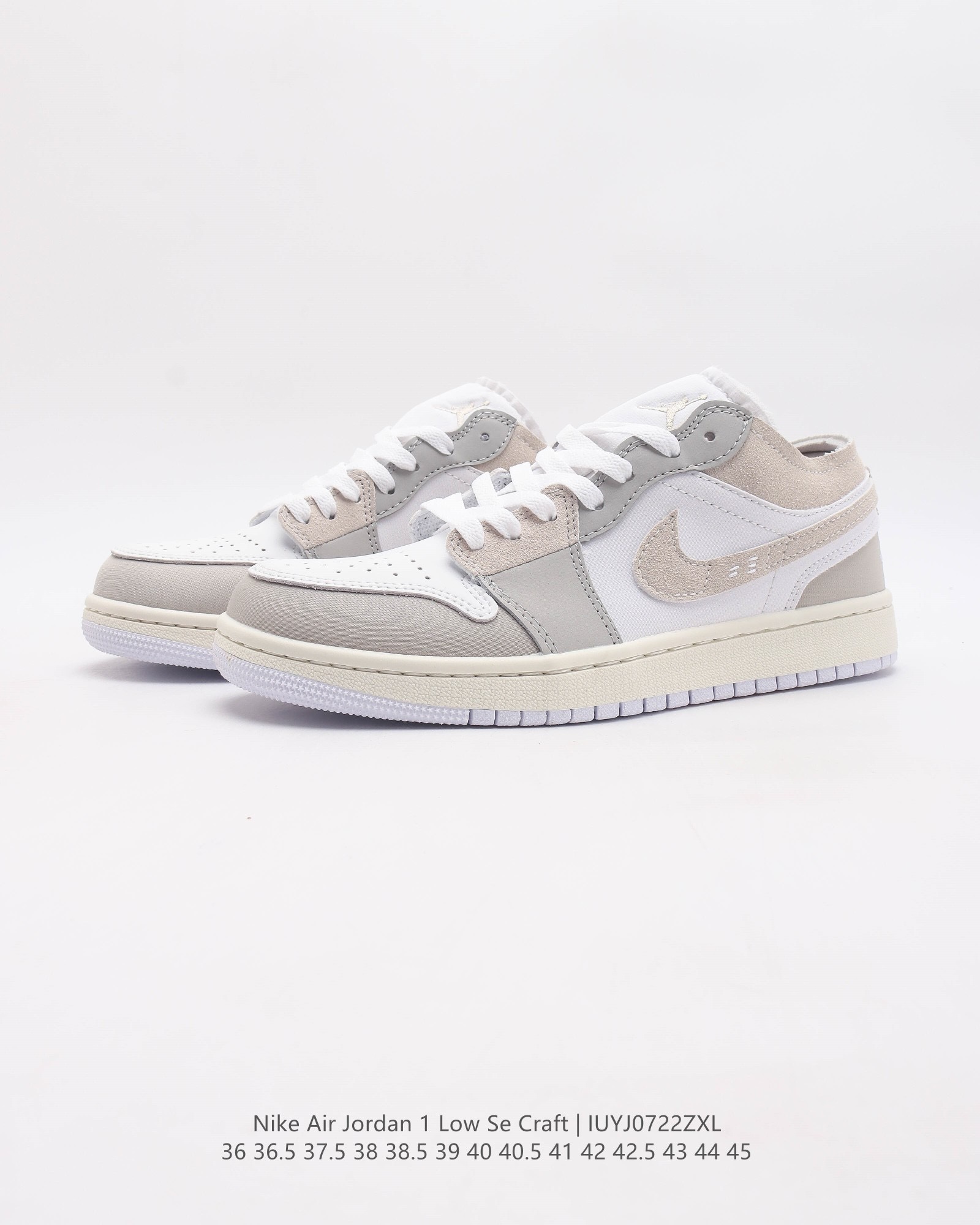 Air Jordan 1 Low SE Craft AJ1SeriesRetroLow-TopBasketball Shoes