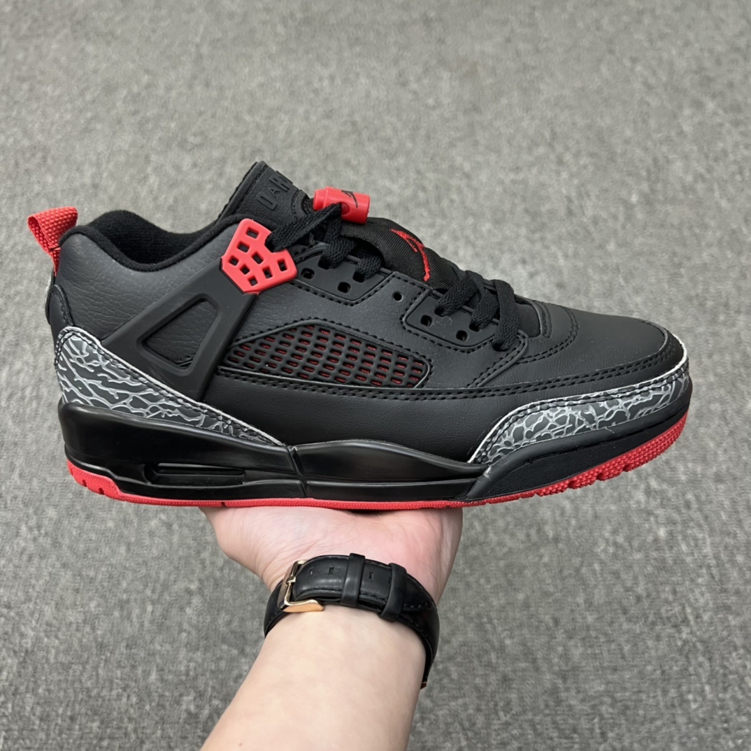 Air Jordan 3.5 Spizike Low Black Rred Low-Top AJ3.5 Gen Style No. FQ1759-006 47.5