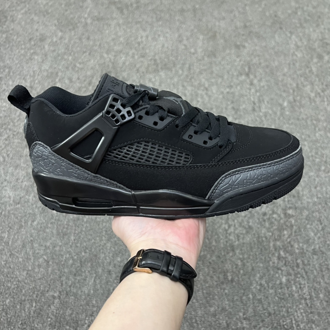 Air Jordan 3.5 Spizike Low Black Low-Top AJ3.5 Style No. FQ1759-001-47.5