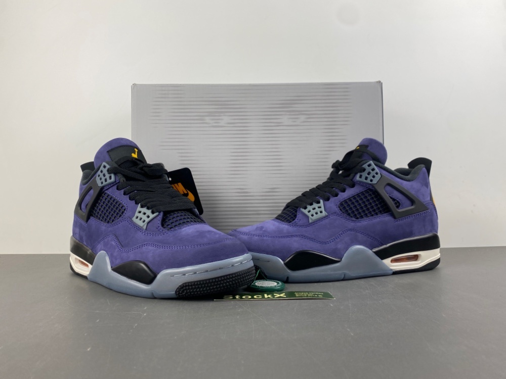 Y Air Jordan 4 Gen Retro Imperial Purple Style No.FV5029-500 VersionY 37 14 Ships Now4-0
