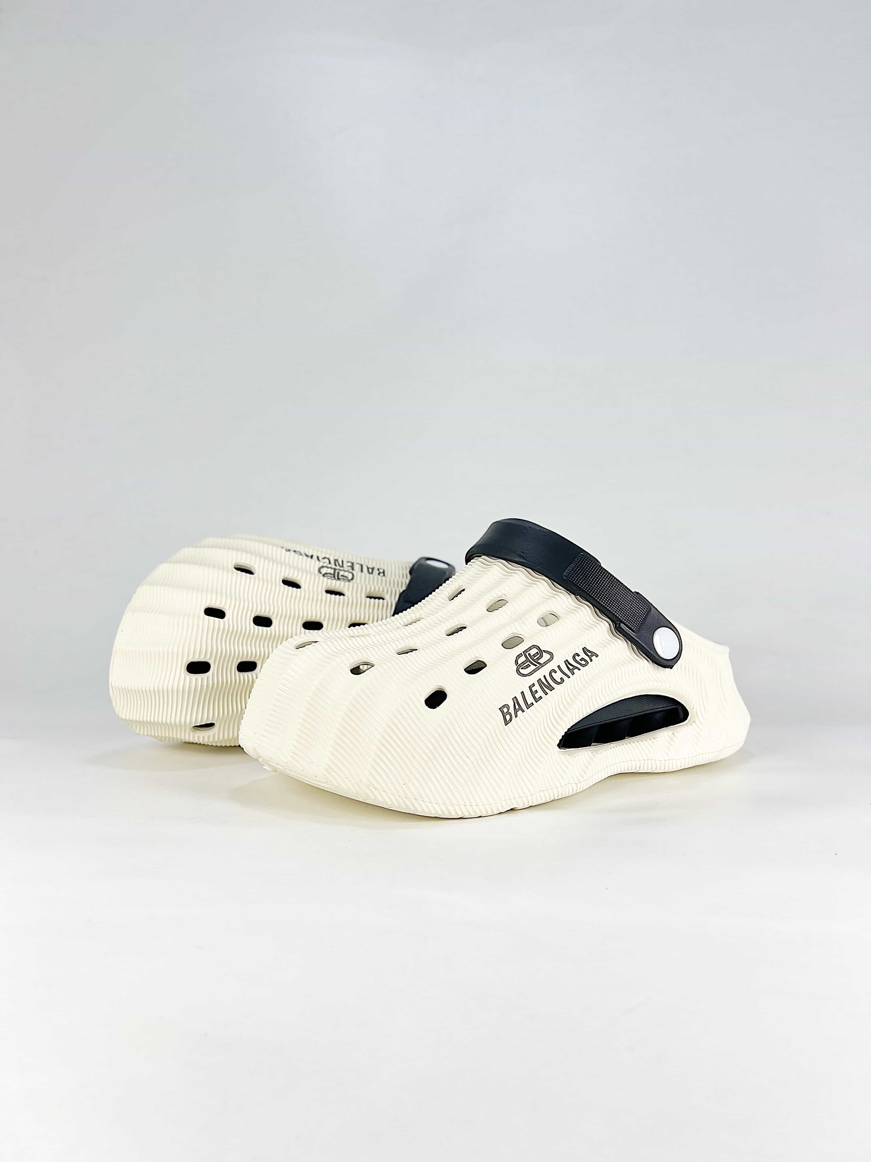 Balenciaga SummerEVACloud-FoamWovenLightweightUnisexClog2-in-1 IndoorSandals